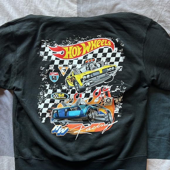 Hot Wheels Hoodie (Black w/Graphics) - Men’s S - Picture 5 of 7